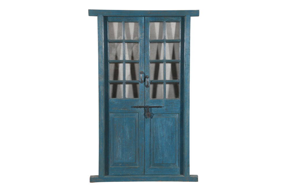 Antique Indian Teak Wood Pair Of Doors And Frame - Image 4