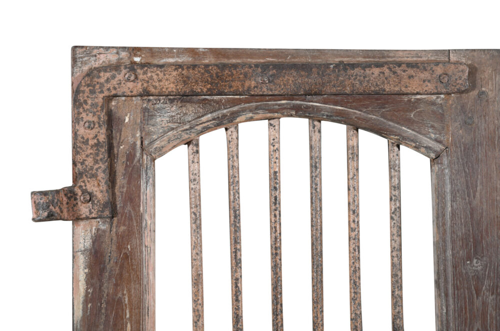 Antique Indian Teak Wood Jali Shutter Doors - Image 2