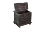 Antique Indian Teak Wood Pitara Dowry Chest