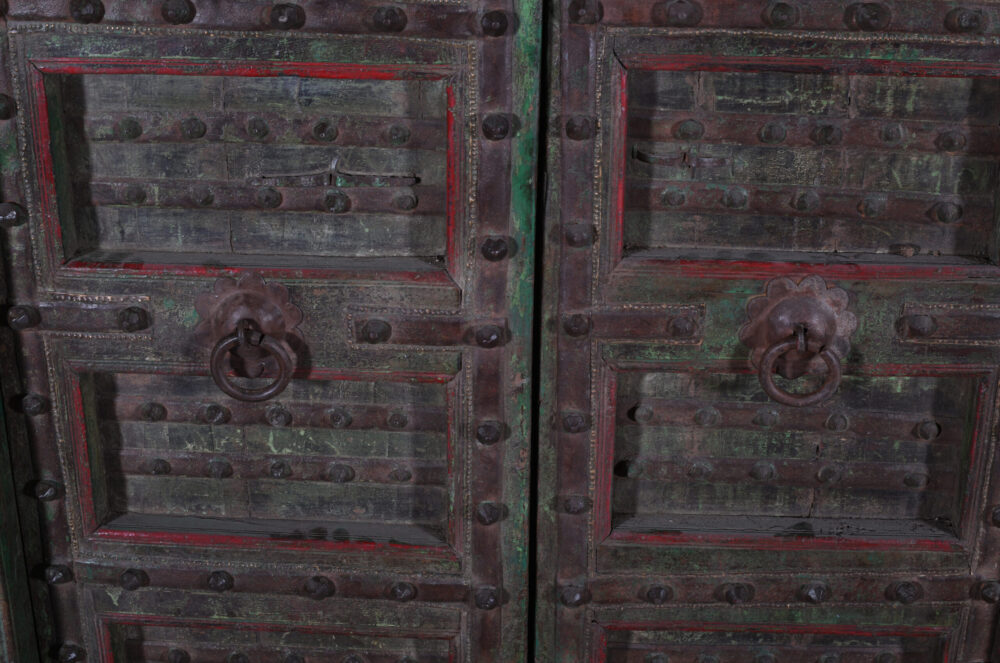 Antique Indian Teak Door - Image 5