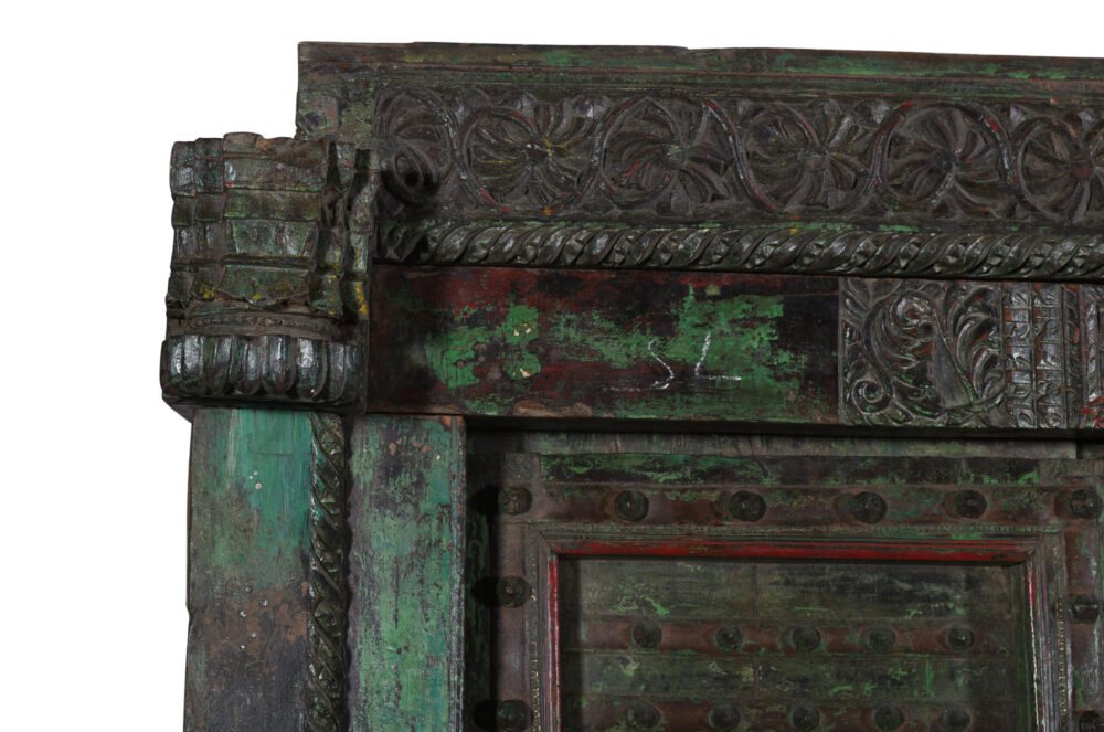 Antique Indian Teak Door - Image 4