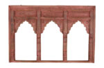 Antique Indian Teak Wood Reclaimed Mirror