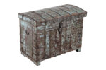 Antique Indian Teak Wood Pitara Chest