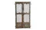 Antique Indian Teak Wood Jali Shutter Doors