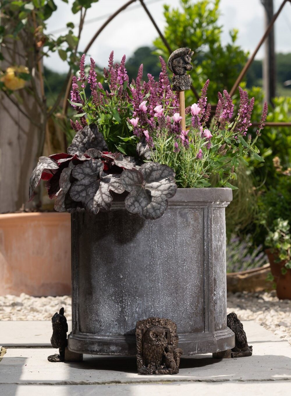Beatrix Potter Squirrel Nutkin and Old Brown Plant Pot Feet - Set of 3 - Image 7