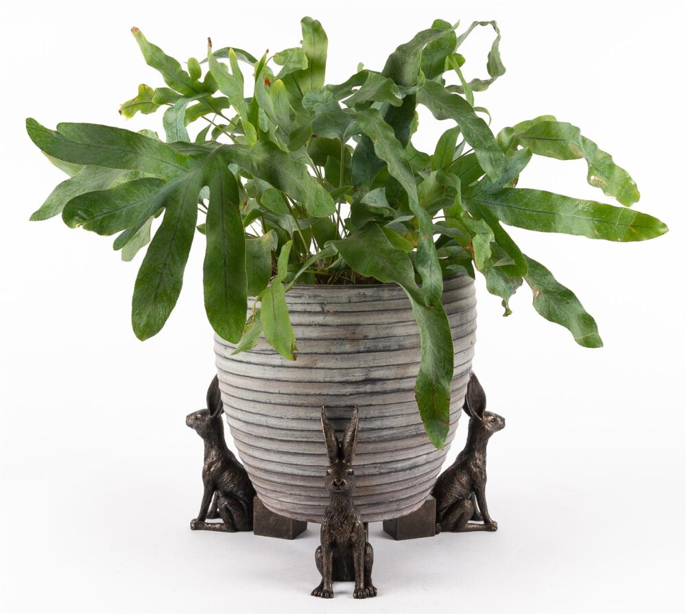 Large Sitting Hare Plant Pot Feet - Set of 3 - Image 5