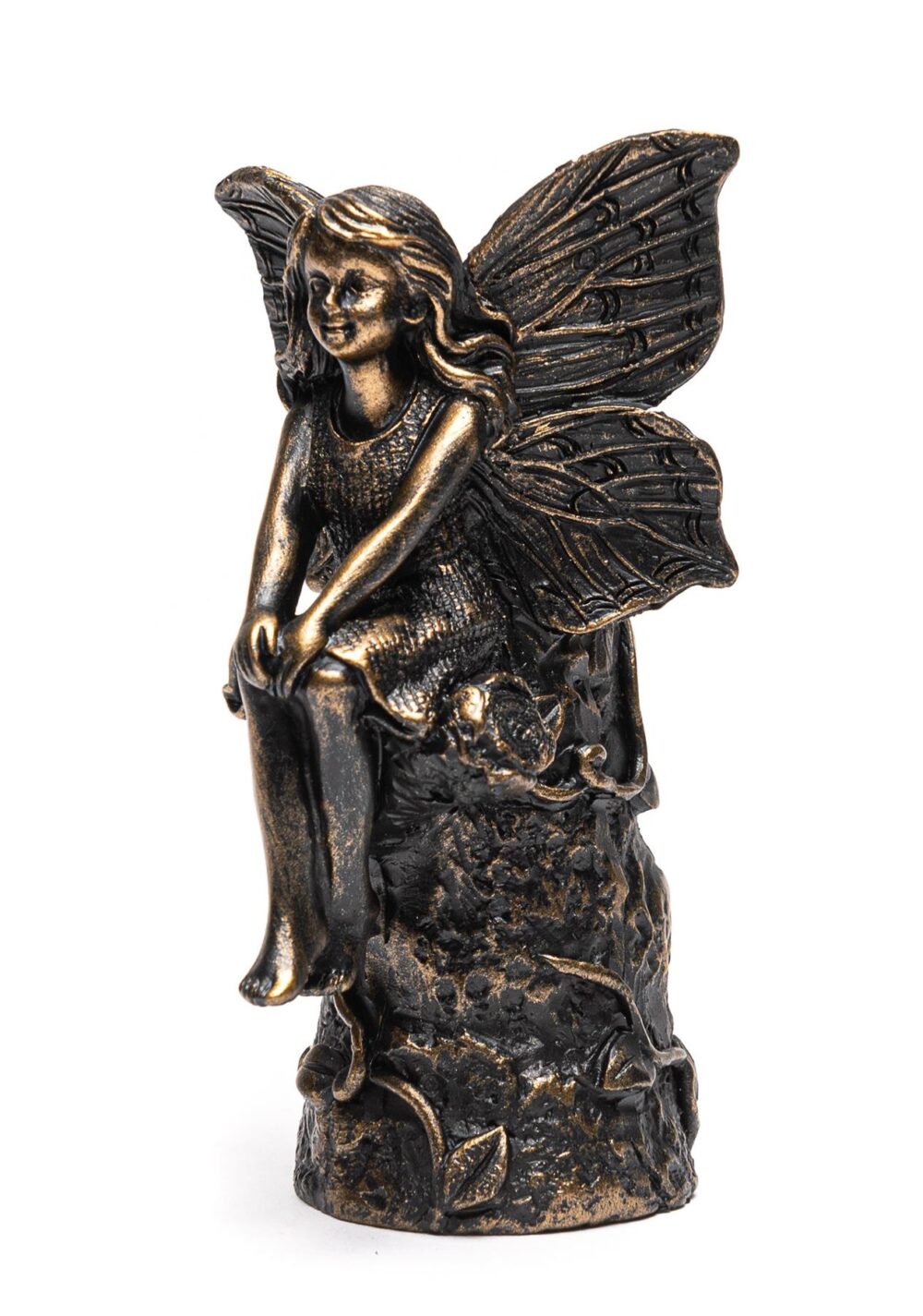 Fairy Sitting On Tree Stump Stake or Cane Topper - Image 4