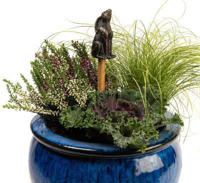 Moongazing Hare Cane or Stake Topper