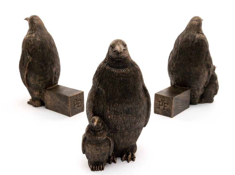 Emperor Penguin Plant Pot Feet - Set of 3 - Image 2