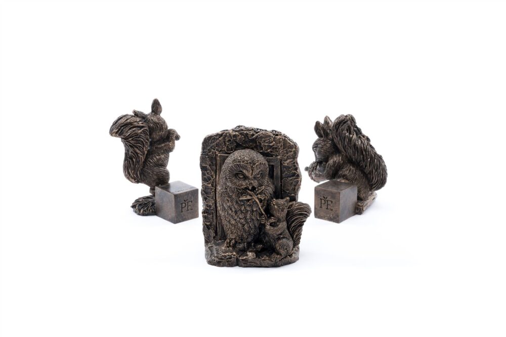 Beatrix Potter Squirrel Nutkin and Old Brown Plant Pot Feet - Set of 3 - Image 8