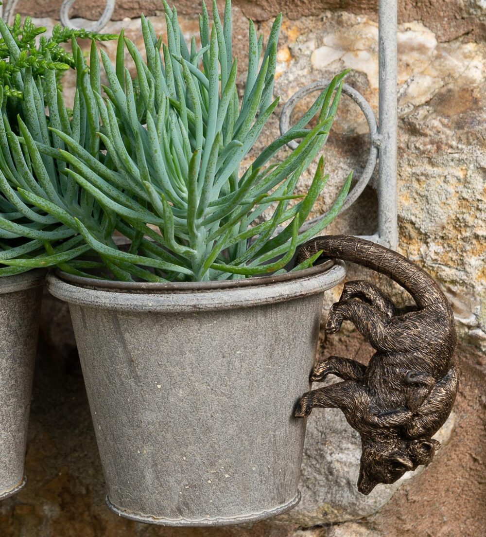 Lemur and Pup Plant Pot Hanger - Image 3