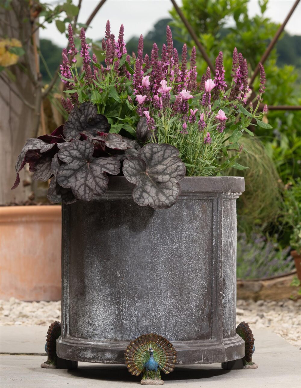 Peacock Plant Pot Feet - Set of 3 - Image 3