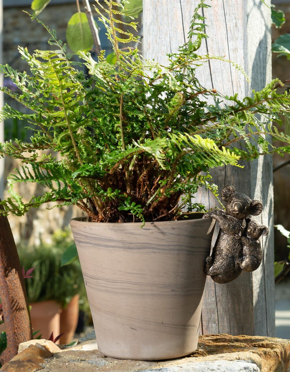 Koala and Cub Plant Pot Hanger - Image 4