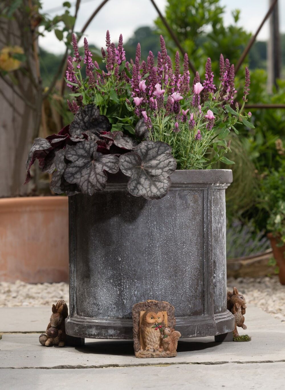 Beatrix Potter Squirrel Nutkin and Old Brown Plant Pot Feet - Set of 3 - Image 7