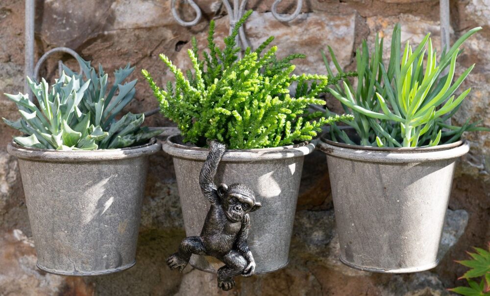 Chimpanzee Plant Pot Hanger - Image 4