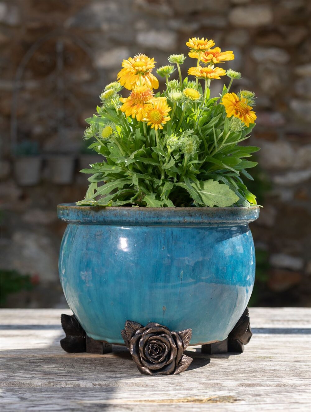 Rose Plant Pot Feet - Set of 3 - Image 3