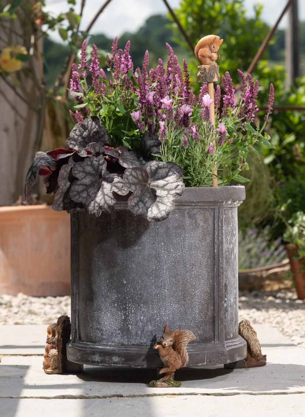 Beatrix Potter Squirrel Nutkin and Old Brown Plant Pot Feet - Set of 3 - Image 8