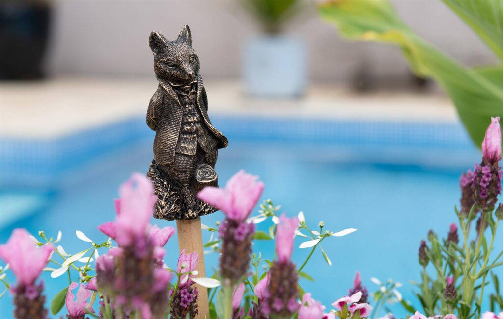 Cane Companions Beatrix Potter Hunca Munca Décoration De Jardin Faite à La Main Pour Pot De Fleurs