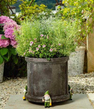 Standing Gnome With Watering Can Plant Pot Feet - Set of 3