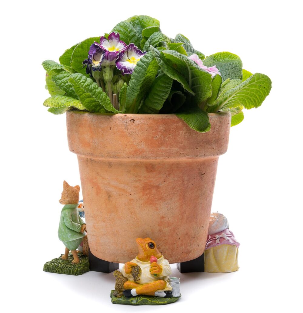 Beatrix Potter Jemima Puddle-Duck And Friends Plant Pot Feet - Set of 3 - Jemima & Mr. Tod, Mrs. Tiggy-Winkle and Mr. Jeremy Fisher - Image 5