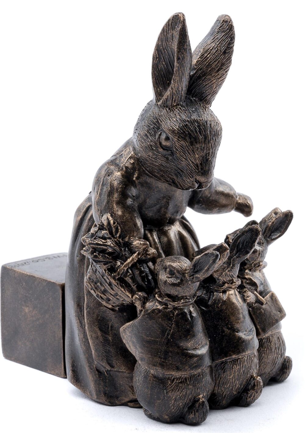 Beatrix Potter Peter Rabbit Plant Pot Feet ? Set Of 3 ? Peter Sleeping, Peter With Watering Can, Mrs. Rabbit With Flopsy, Mopsy & Cottontail - Image 4