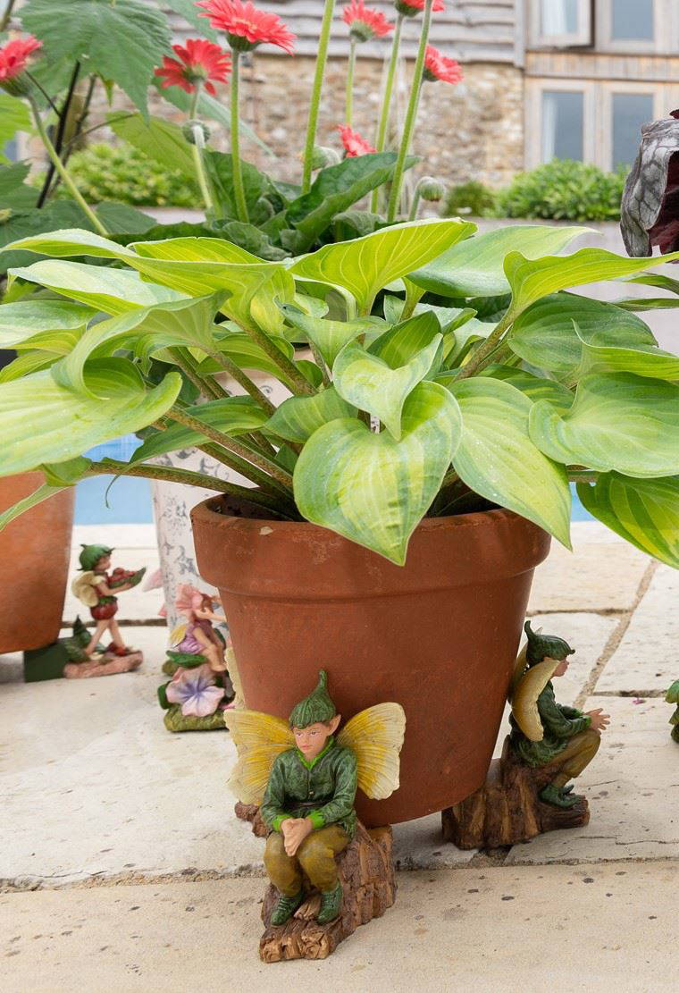 Elm Tree Flower Fairy Plant Pot Feet - Set of 3 - Image 7