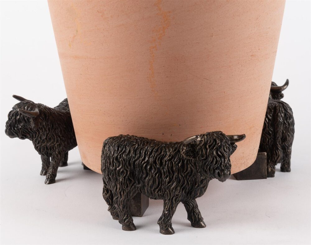 Highland Cow Plant Pot Feet - Set of 3 - Image 7
