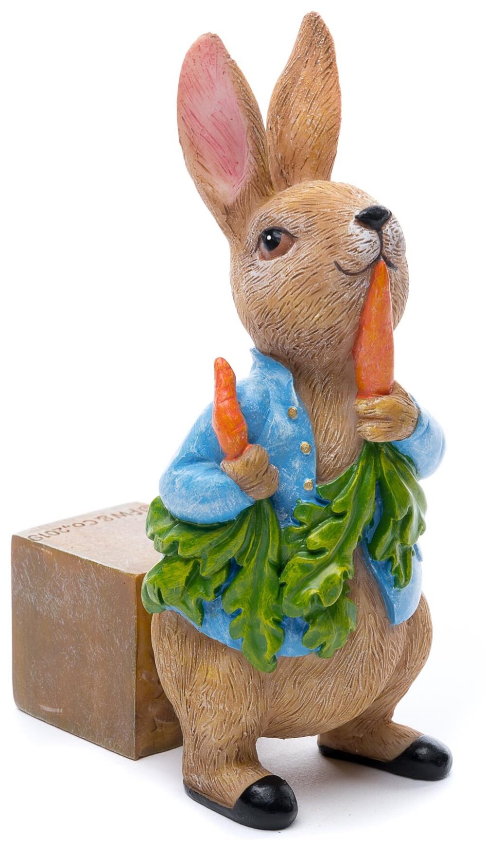 Beatrix Potter Peter Rabbit Plant Pot Feet - Set of 3 - Peter Eating Carrots, Peter Running and Peter Hugging Mrs Rabbit - Image 4