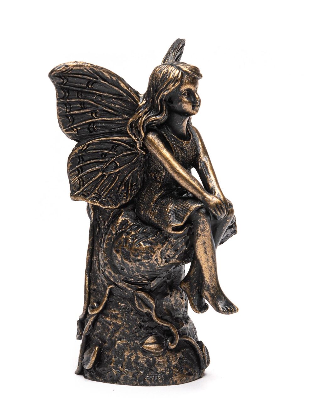 Fairy Sitting On Tree Stump Stake or Cane Topper - Image 8