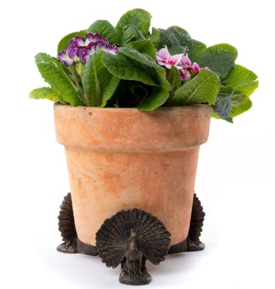Peacock Plant Pot Feet - Set of 3
