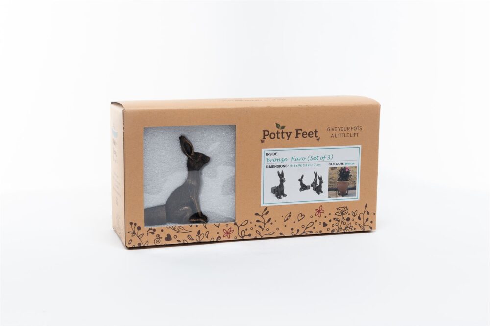 Resting Hare Plant Pot Feet - Set of 3 - Image 7