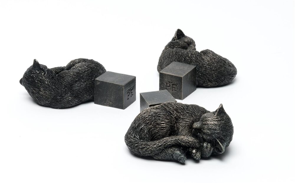 Sleeping Cat Curled Up Plant Pot Feet - Set of 3 - Image 6