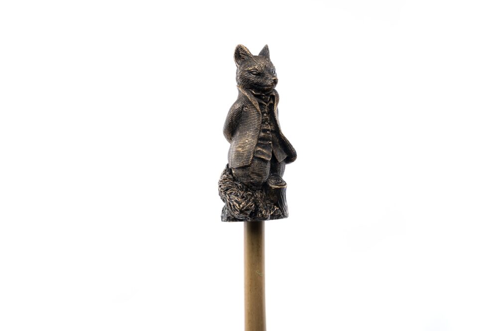 Beatrix Potter Set of 5 Cane or Stake Toppers Peter Rabbit, Jeremy Fisher, Squirrel Nutkin, Mr Tod, Benjamin Bunny - Image 6