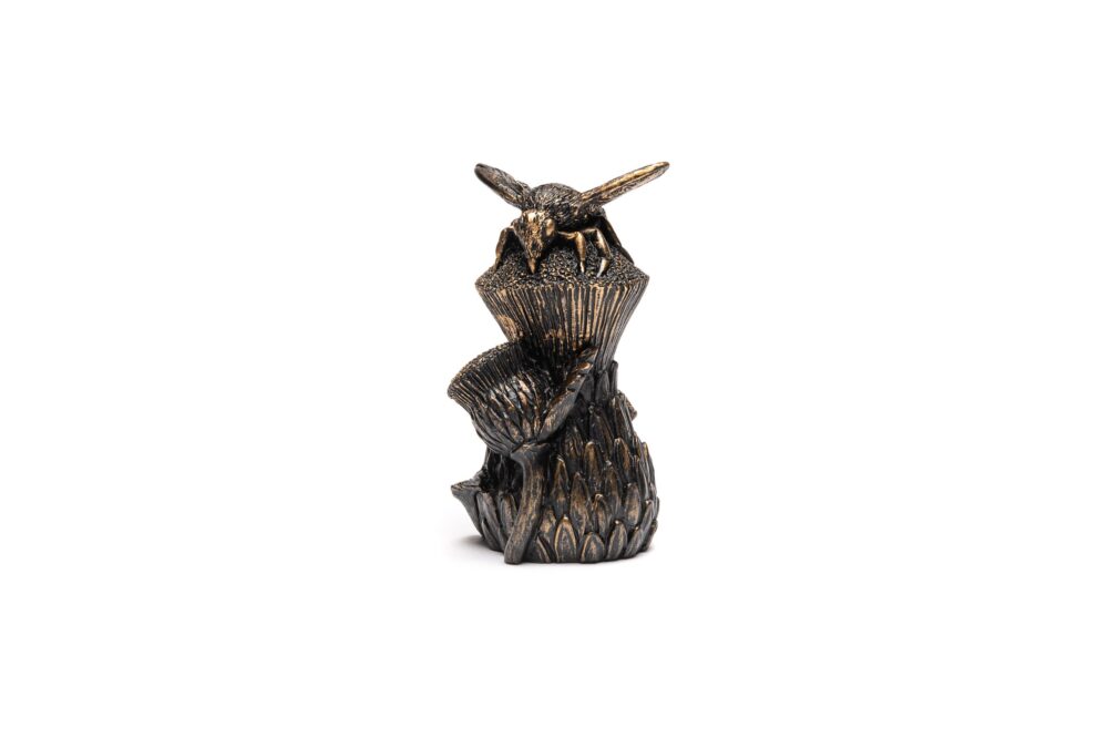 Set of 5 Animals & Insects Cane or Stake Toppers Hedgehog, Bee, Butterfly, Frog, Snail - Image 28