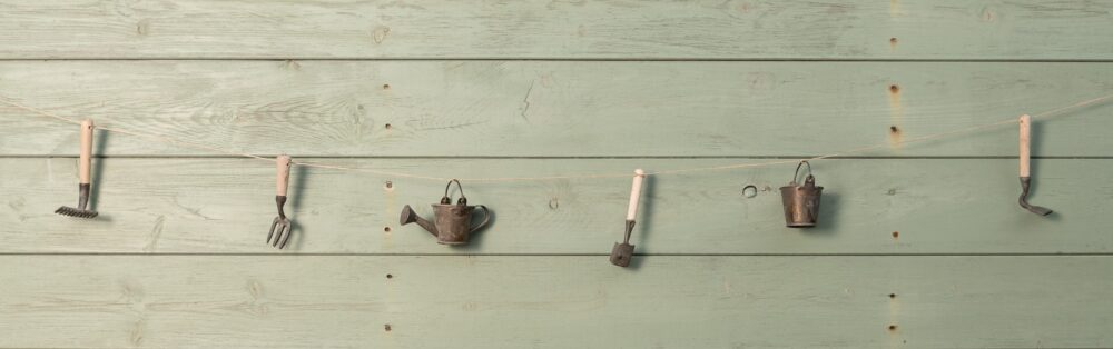 Decorative Handmade Garden Tool Garland - Image 3