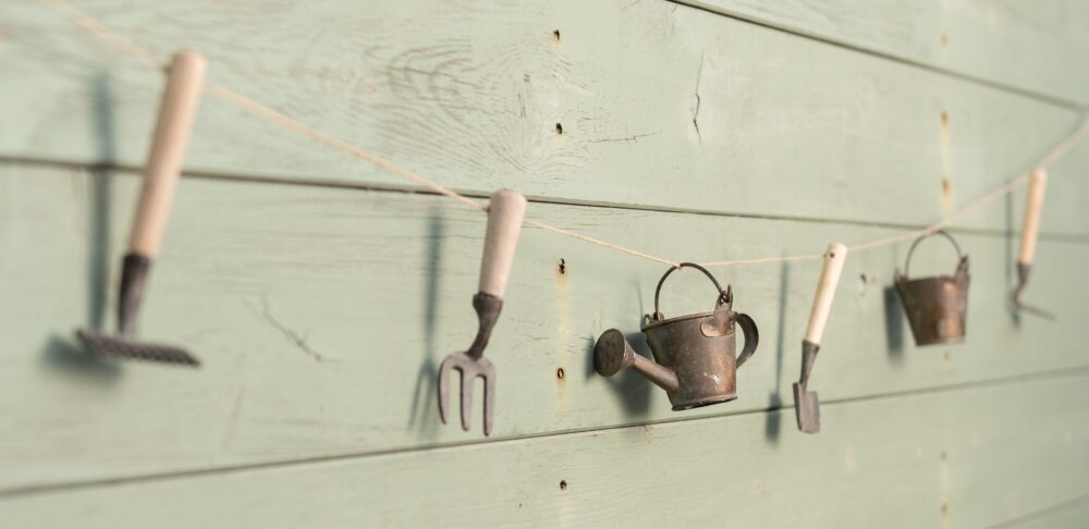 Decorative Handmade Garden Tool Garland - Image 4