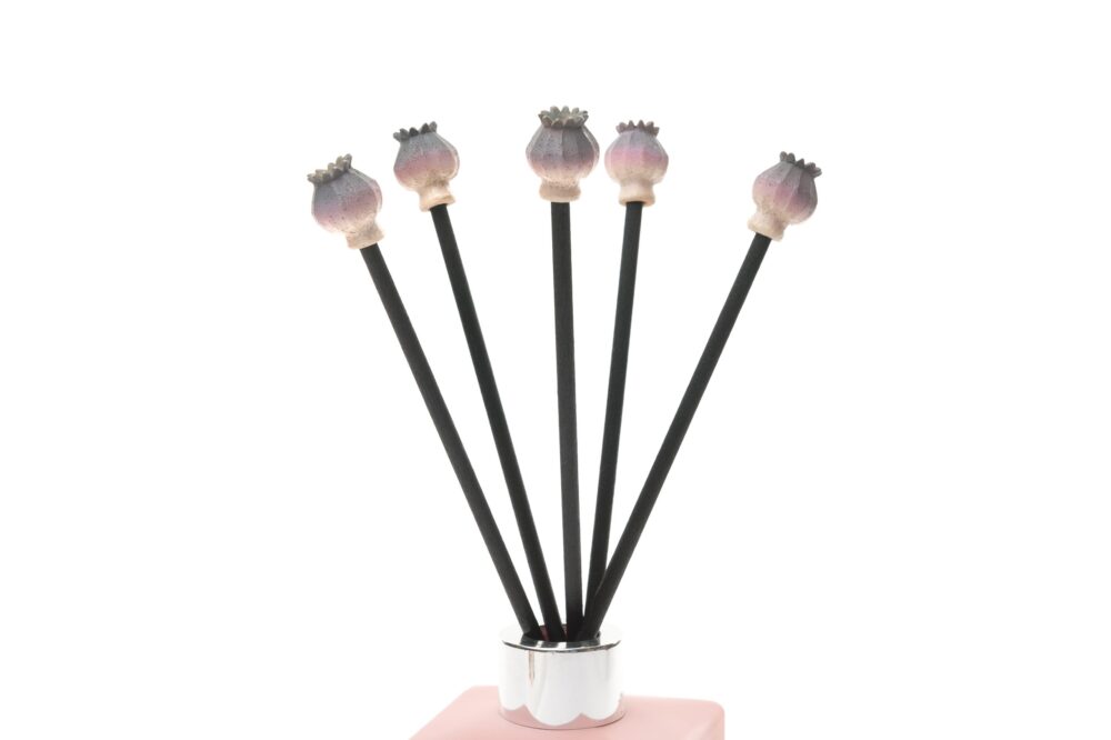 Poppy Seed Heads Diffuser Decor Reed Diffuser Decoration - Set of 5 - Image 3