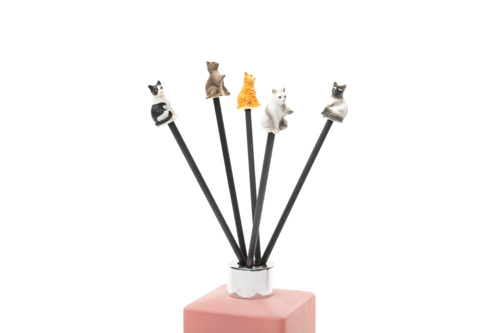 Cats Diffuser Decor Reed Diffuser Decoration - Set of 5 - Image 3