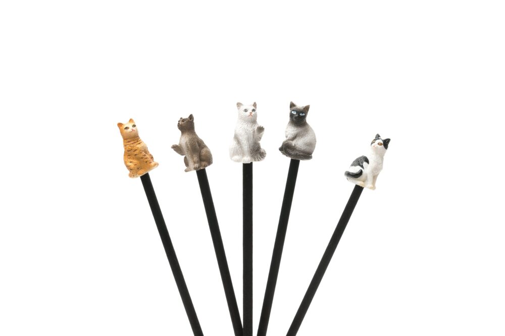Cats Diffuser Decor Reed Diffuser Decoration - Set of 5 - Image 2