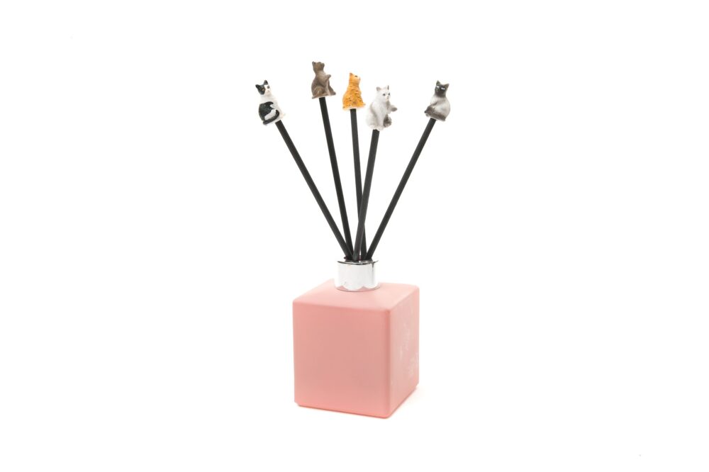 Cats Diffuser Decor Reed Diffuser Decoration - Set of 5 - Image 4