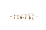 Decorative Handmade Garden Tool Garland - Rust