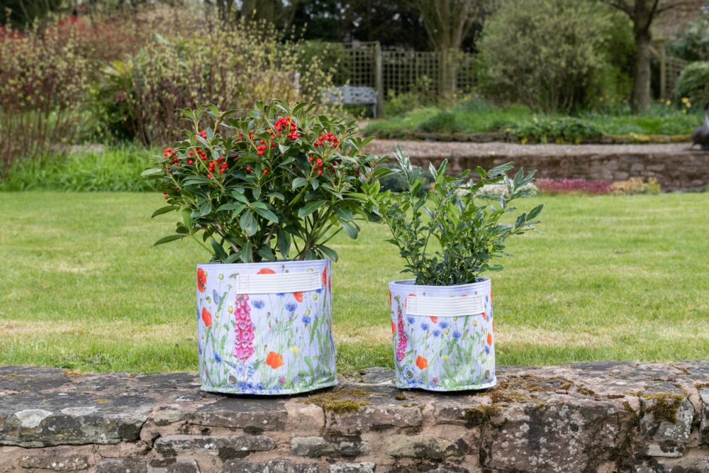 Iona Buchanan Meadow Fabric Eco Pots - 23L - Lilac - Image 5