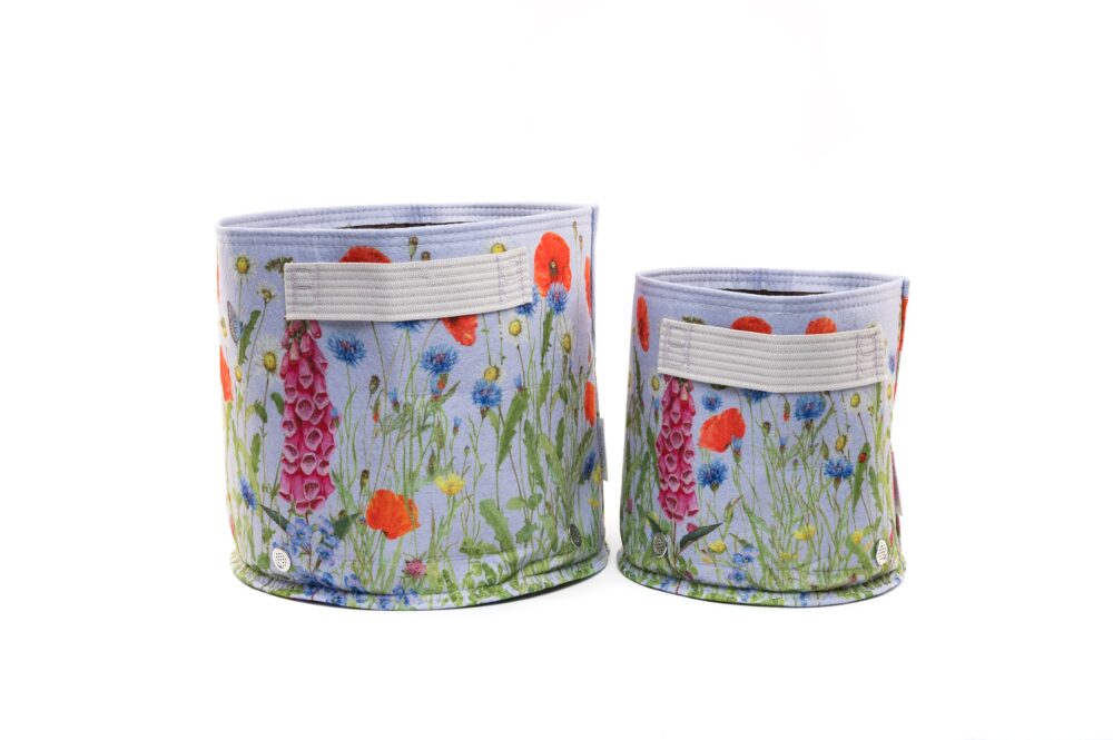 Iona Buchanan Meadow Fabric Eco Pots - 23L - Lilac - Image 4