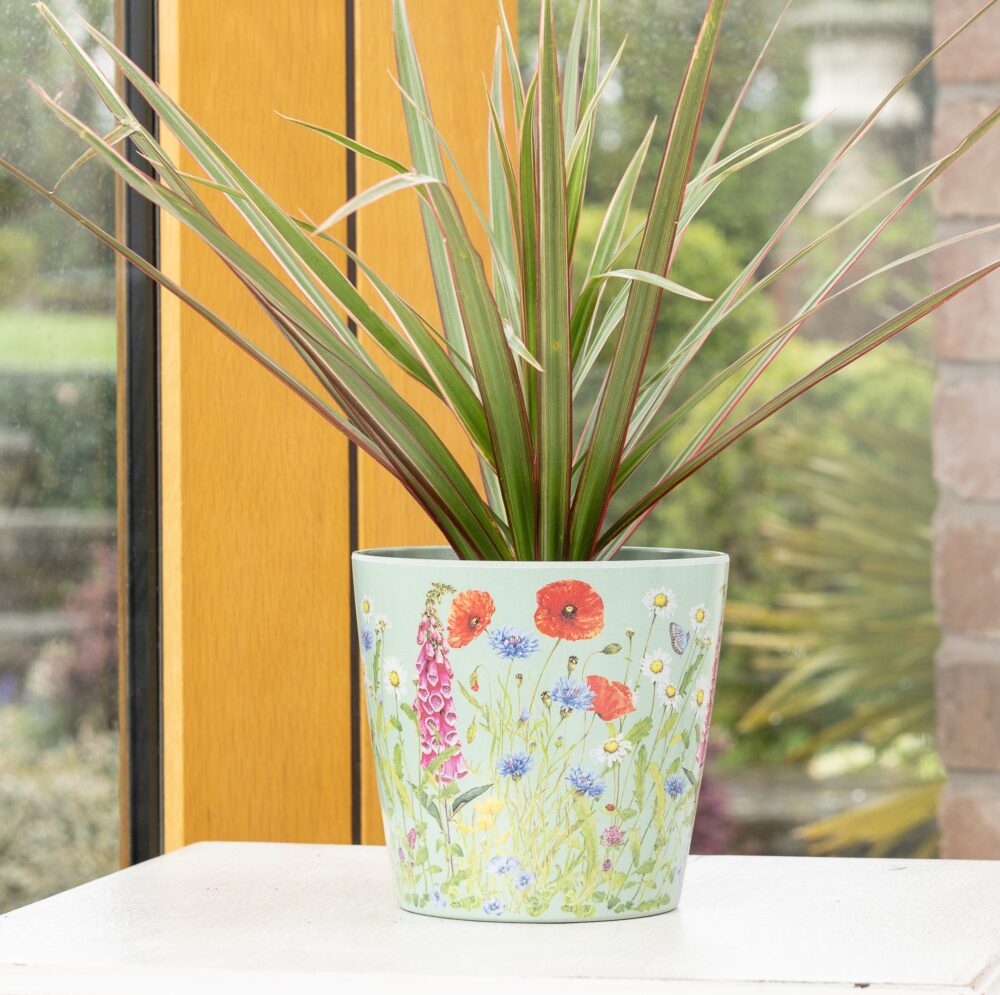 Bamboo Eco-Pot Iona Buchanan Meadow - Set of 3 - 3  colours - Image 3