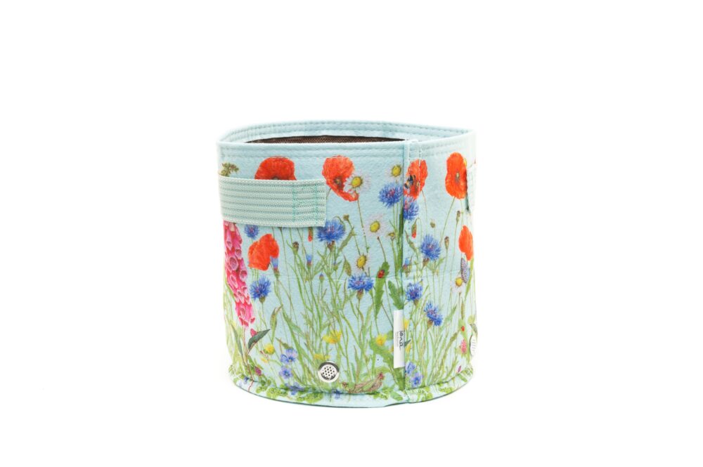 Iona Buchanan Meadow Fabric Eco Pots - 23L - Green - Image 2
