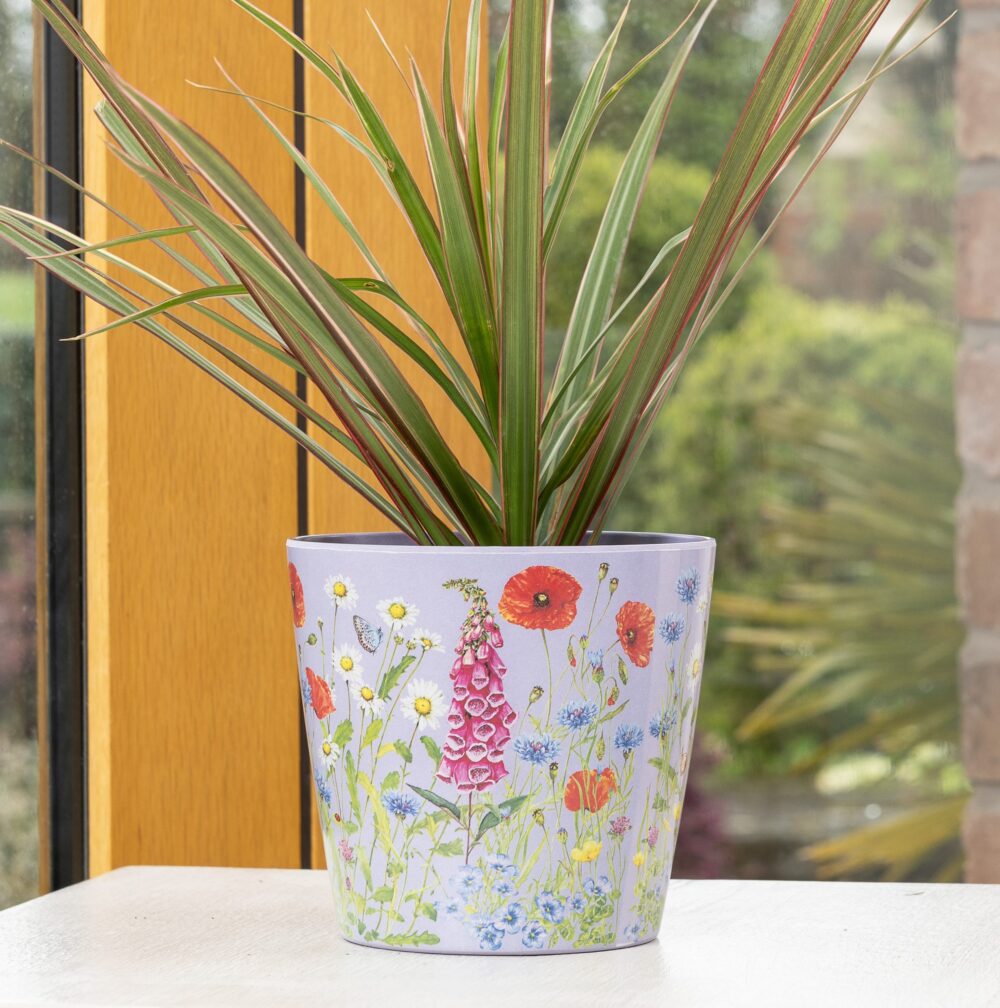 Bamboo Eco-Pot Iona Buchanan Meadow - Set of 3 - 3  colours - Image 2