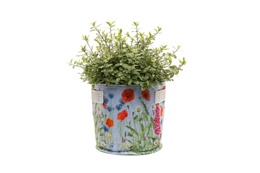 Iona Buchanan Meadow Fabric Eco Pots - 23L - Lilac