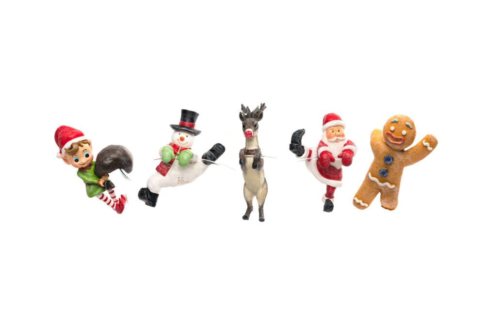 Christmas Set of 5 Pot Buddies