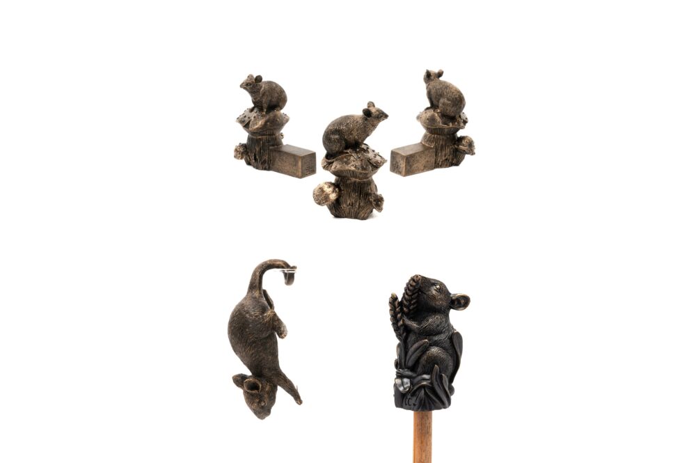 Mouse Potty Feet, Pot Buddy and Cane Companion