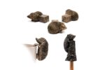 Hedgehog Potty Feet and Pot Buddy and Cane Companion Bundle Set